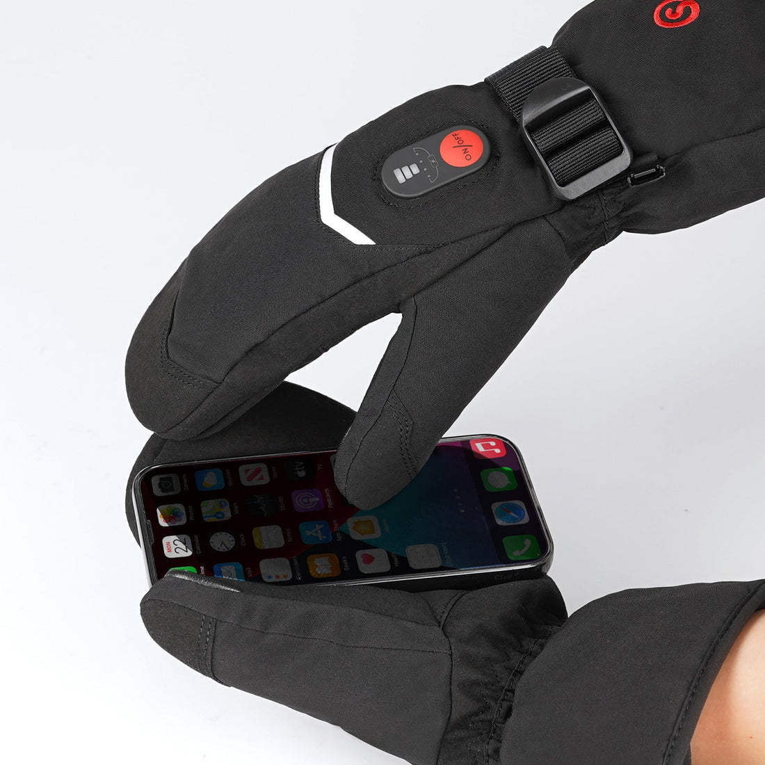 Telefoon bedienen met de touchscreen-vingertop