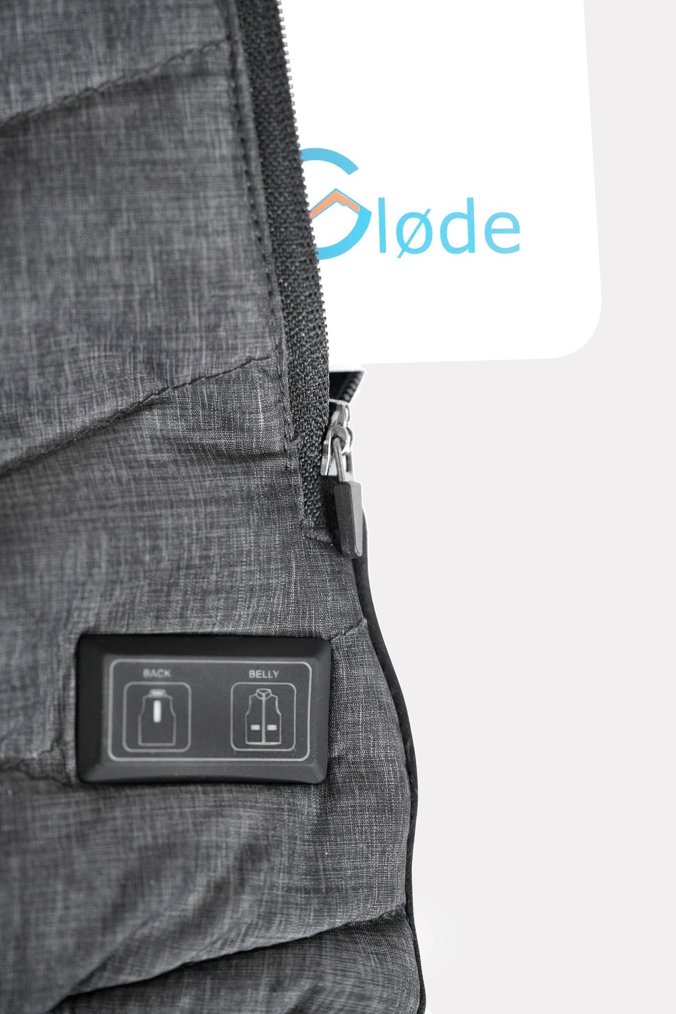 Gløde Elektrische Verwarmde Bodywarmer Heren Grijs - Gløde