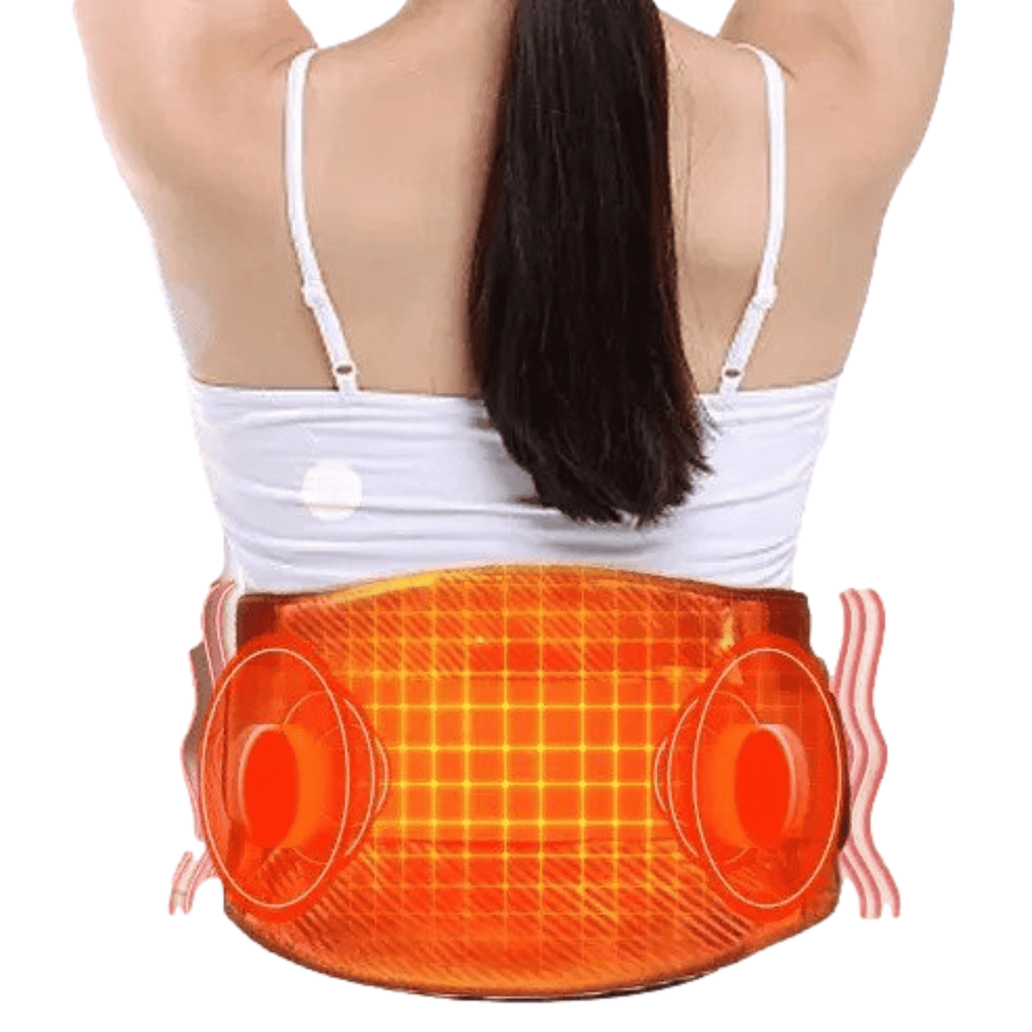 Gløde Rugwarmer & Massage Band Tegen Rugpijn