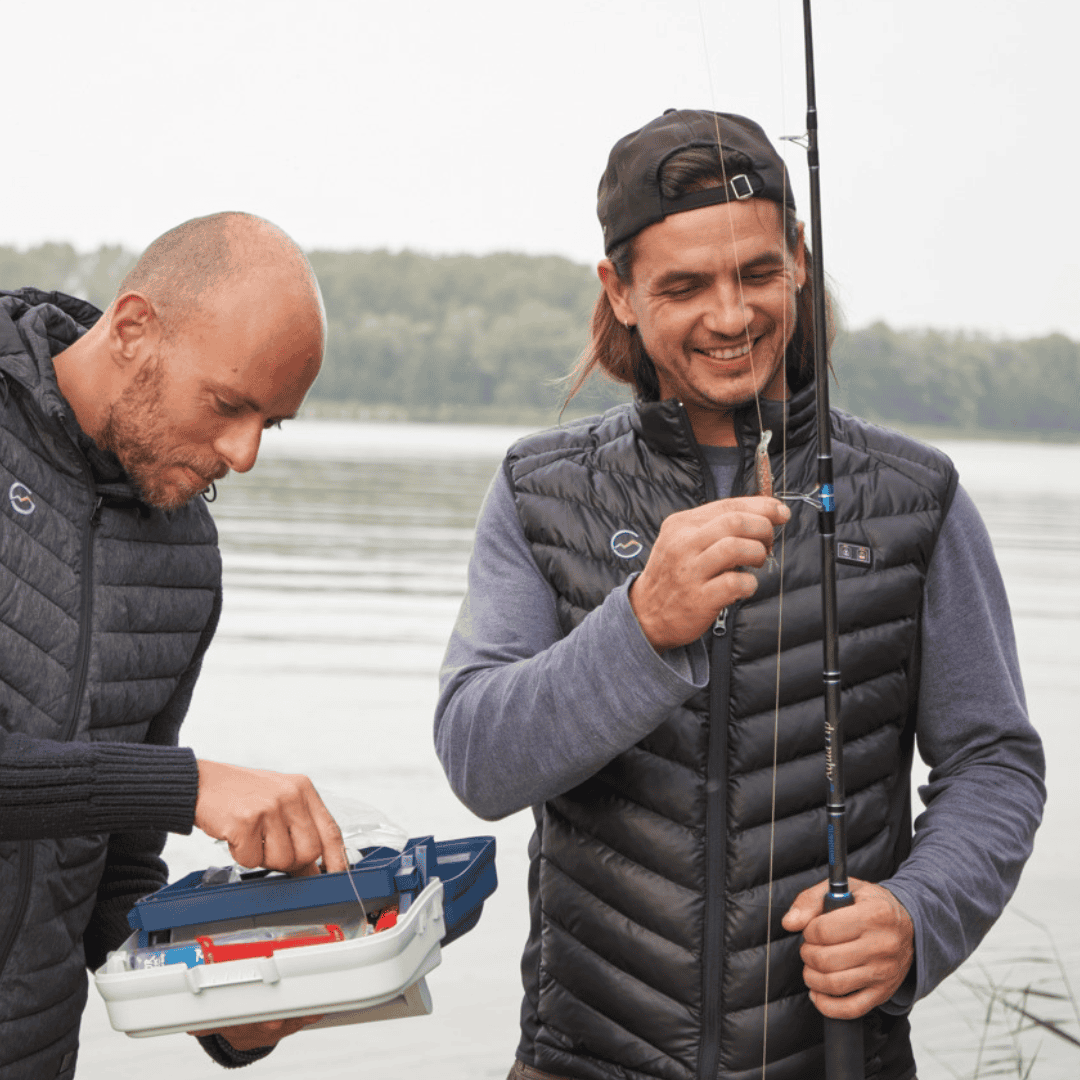 Høgge Verwarmde Heren Bodywarmer Gløde Zwart